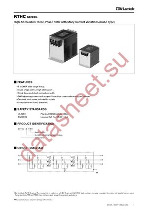 RTHC-5020 datasheet  